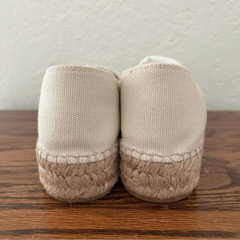 Zadig & Voltaire Canvas Espadrilles Off White Cotton Canvas Wings Size 40